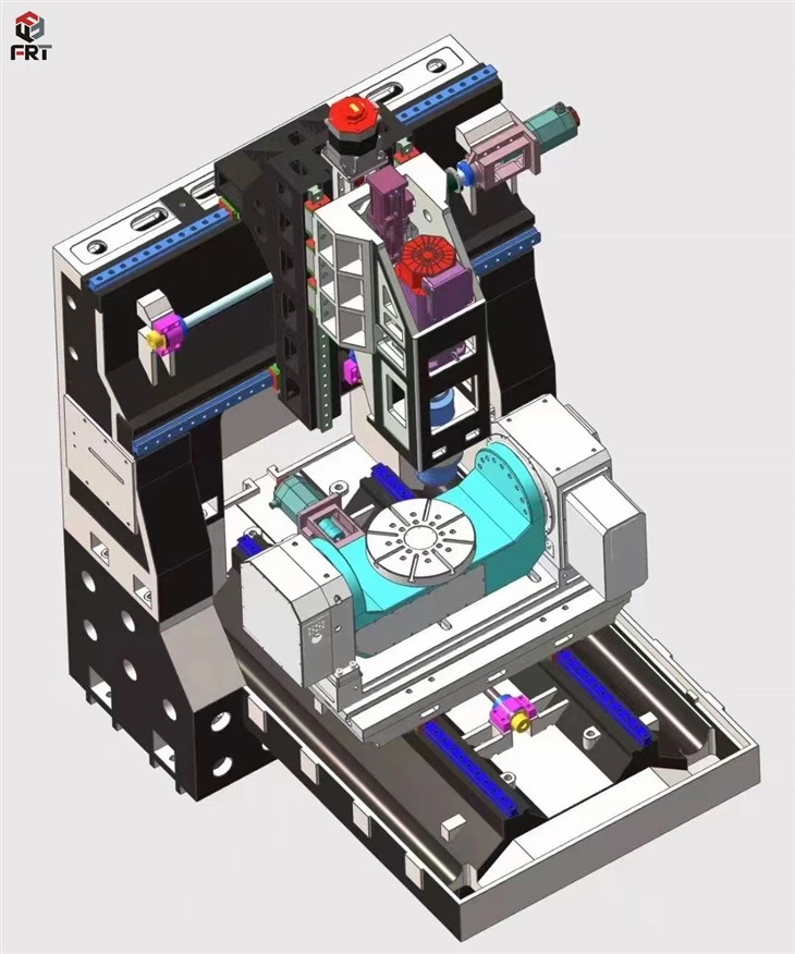 3+2 CNC-dobbelsøylefresemaskin