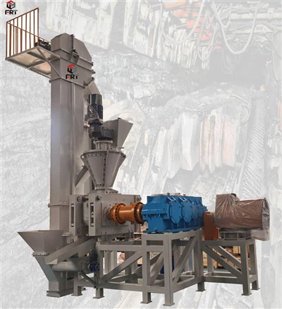 Brikettemaskin i pulverform